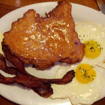 Fred's Coffee Shop - Deep fried french toast with 2eggs and bacon! - Coffee & Tea Near Me - Sausalito, California Fred's Coffee Shop - Deep fried french toast with 2eggs and bacon! - Coffee & Tea Near Me - Sausalito, California