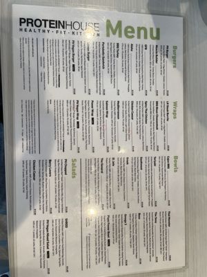 Menu photo 1 PROTEINHOUSE Bismarck, ND Menu photo 1 PROTEINHOUSE Bismarck, ND