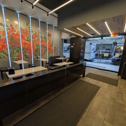 Seating area and Entrance Seating area and Entrance