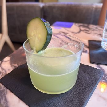 Umaya LA - Westside cocktail (Vodka, Green Chartreuse, cucumber, lime) - Japanese Near Me - Los Angeles, California