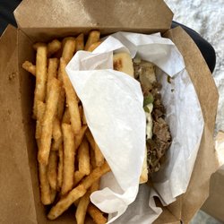 Sunny's Market & Deli - Beef Philly with fries - good amount of food for $10