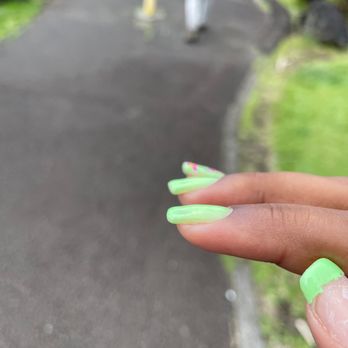 Happy Nails & Spa - All very unevenly painted. - Nail Salons Near Me - Lahaina, Hawaii Happy Nails & Spa - All very unevenly painted. - Nail Salons Near Me - Lahaina, Hawaii