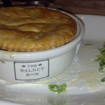 The Marshall Field's Walnut Room - The famous Mrs. Hering Chicken Pot Pie - American Near Me - Chicago, Illinois