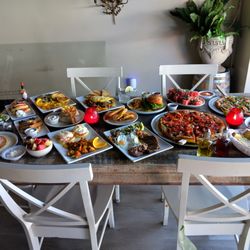 Various dishes breakfast lunch linner (that's a southern term for between lunch and dinner and dinner)