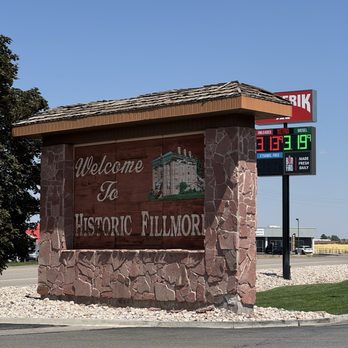 Maverik Adventure's First Stop - City signage. - Convenience Stores Near Me - Fillmore, Utah Maverik Adventure's First Stop - City signage. - Convenience Stores Near Me - Fillmore, Utah