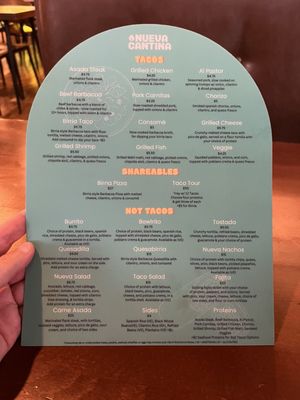 Menu photo 1 Nueva Cantina - Brandon Clair-Mel City, FL Menu photo 1 Nueva Cantina - Brandon Clair-Mel City, FL