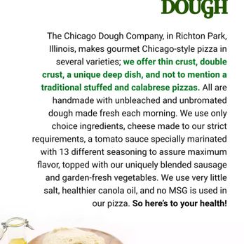 Chicago Dough Company - Impressive - Pizza Near Me - Richton Park, Illinois Chicago Dough Company - Impressive - Pizza Near Me - Richton Park, Illinois