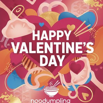 Noodle Dumpling - "Happy Valentine's Day" - Dim Sum Near Me - Hicksville, New York Noodle Dumpling - "Happy Valentine's Day" - Dim Sum Near Me - Hicksville, New York