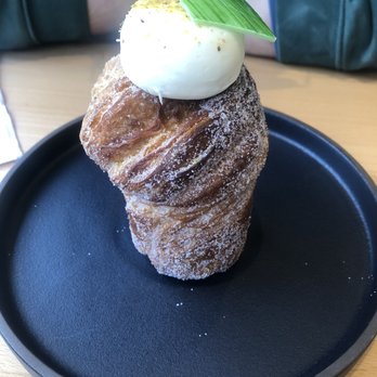 Nemesis Coffee - white chocolate pistachio cruffin - Bakeries Near Me - North Vancouver, British Columbia Nemesis Coffee - white chocolate pistachio cruffin - Bakeries Near Me - North Vancouver, British Columbia