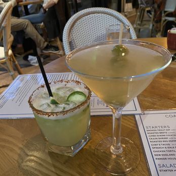 Coastal Kitchen - Cucumber Jalapeño Margarita and Dirty Martini - New American Near Me - Dana Point, California Coastal Kitchen - Cucumber Jalapeño Margarita and Dirty Martini - New American Near Me - Dana Point, California