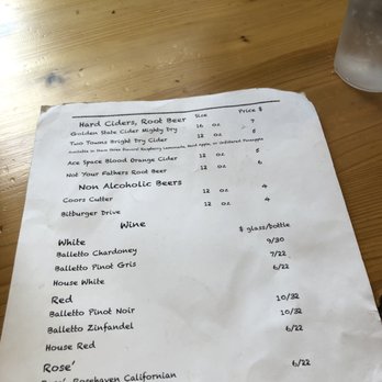 Hippizzazz - Wine menu - Pizza Near Me - Sebastopol, California Hippizzazz - Wine menu - Pizza Near Me - Sebastopol, California