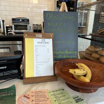 Press & Moka - Menu by counter (dec 2023) - Coffee & Tea Near Me - Irvine, California