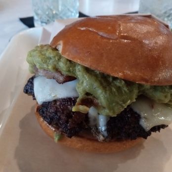 Broken Spirits Distillery - closeup of the burger - El Grito - Distilleries Near Me - Long Beach, California Broken Spirits Distillery - closeup of the burger - El Grito - Distilleries Near Me - Long Beach, California