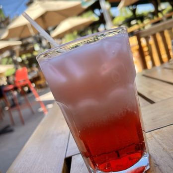 Campo Di Bocce - Italian cream soda. Raspberry flavor. My favorite. - Italian Near Me - Los Gatos, California