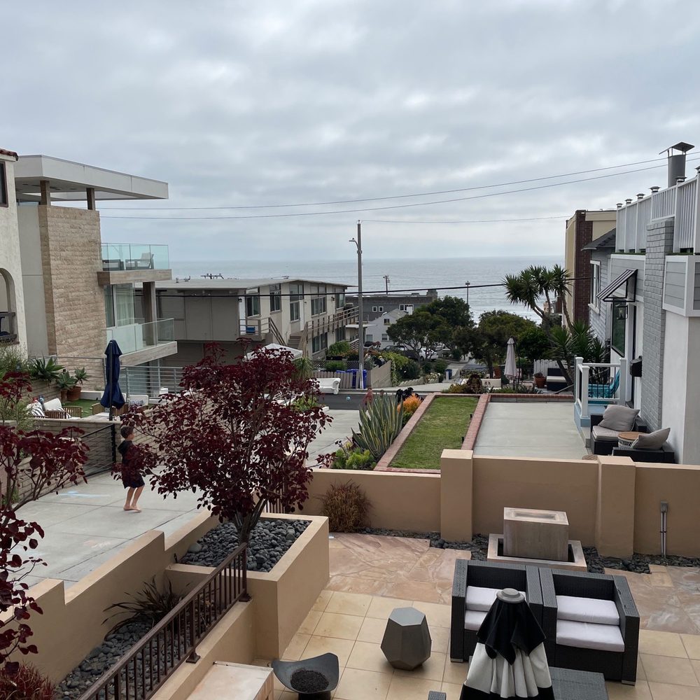 Ocean View Café - The view from our table - Breakfast & Brunch Near Me - Manhattan Beach, California