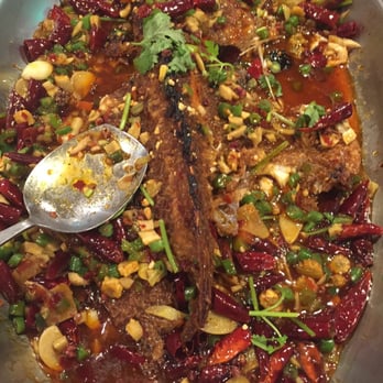 Chef Wang - The fabulous beauty: roasted spicy whole tilapia. $26.95! Worthy every penny. - Sushi Bars Near Me - New Hyde Park, New York Chef Wang - The fabulous beauty: roasted spicy whole tilapia. $26.95! Worthy every penny. - Sushi Bars Near Me - New Hyde Park, New York