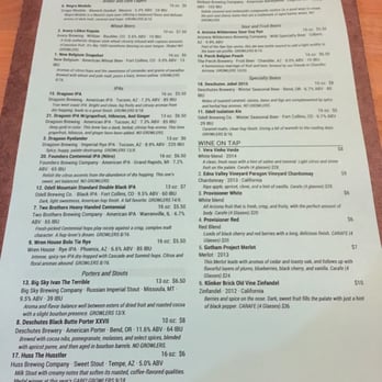 Tap & Bottle - Beer menu - Wine Bars Near Me - Tucson, Arizona Tap & Bottle - Beer menu - Wine Bars Near Me - Tucson, Arizona