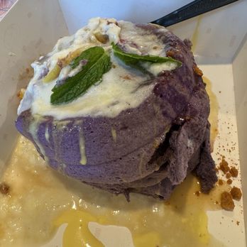 Take Ur Seat Lite - Ube Fluffly pancakes - Food Court Near Me - Redlands, California Take Ur Seat Lite - Ube Fluffly pancakes - Food Court Near Me - Redlands, California