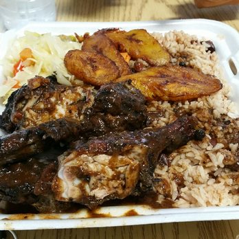 Aunty Joy's Jerk & Pizza - The jerk chicken dinner (large) - Caribbean Near Me - Chicago, Illinois Aunty Joy's Jerk & Pizza - The jerk chicken dinner (large) - Caribbean Near Me - Chicago, Illinois