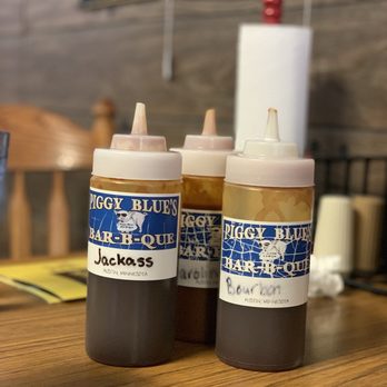 Piggy Blue's Bar-B-Que - A lot of sauce - Barbeque Near Me - Austin, Minnesota Piggy Blue's Bar-B-Que - A lot of sauce - Barbeque Near Me - Austin, Minnesota