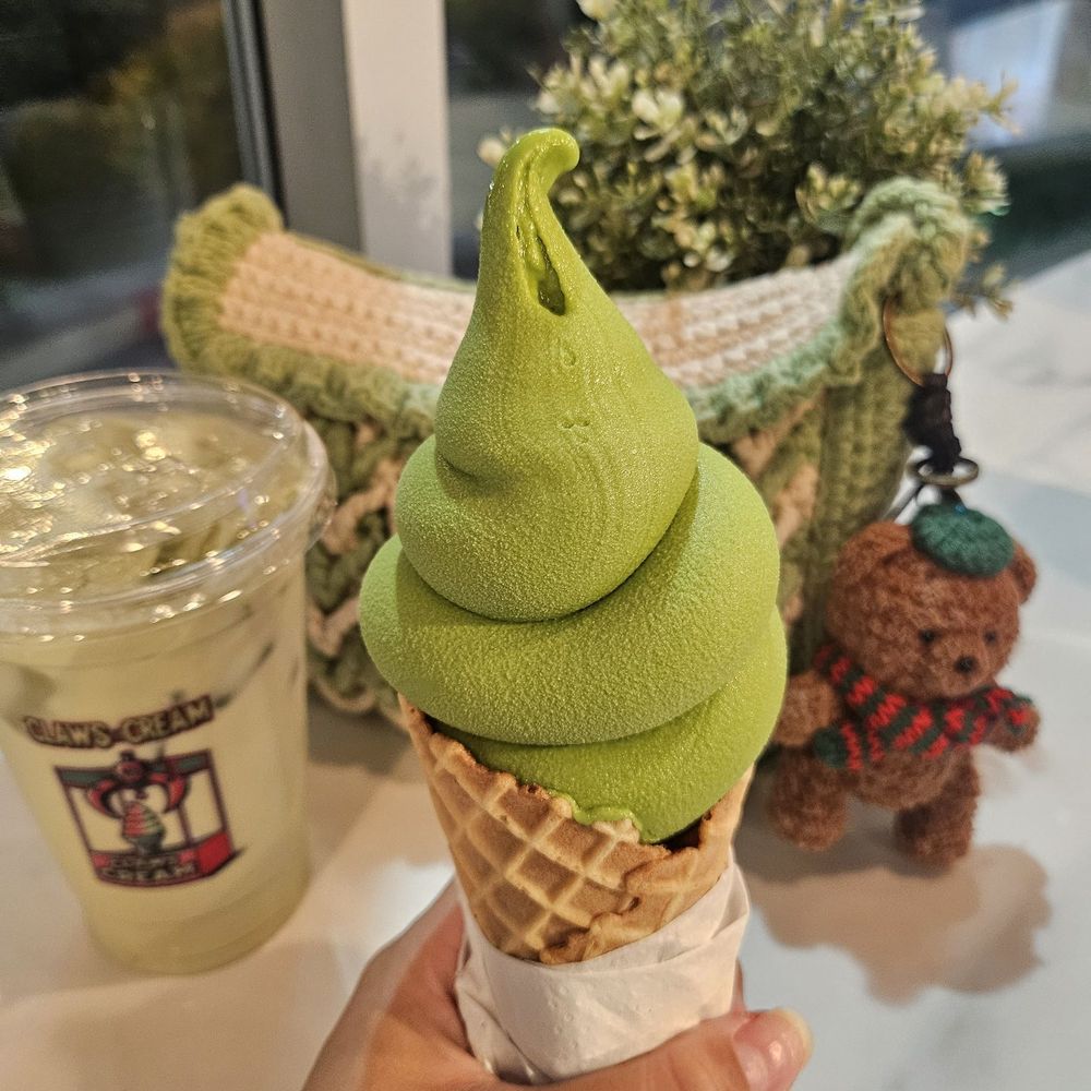 Claws and Cream - Matcha soft serve in a cone - Coffee & Tea Near Me - Garden Grove, California Claws and Cream - Matcha soft serve in a cone - Coffee & Tea Near Me - Garden Grove, California
