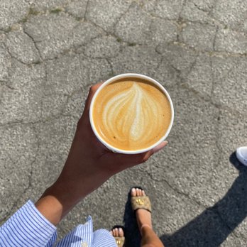Dinosaur Coffee - hot almond milk cappuccino! - Coffee & Tea Near Me - Los Angeles, California Dinosaur Coffee - hot almond milk cappuccino! - Coffee & Tea Near Me - Los Angeles, California