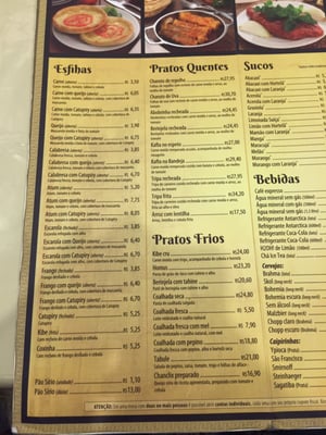 Menu photo 2 Esfiha Imigrantes São Paulo, SP