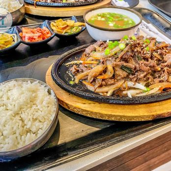 Bab Bo - "Beef Bulgogi," with Kimchi and Steamed Rice - Korean Near Me - Lewisville, Texas Bab Bo - "Beef Bulgogi," with Kimchi and Steamed Rice - Korean Near Me - Lewisville, Texas