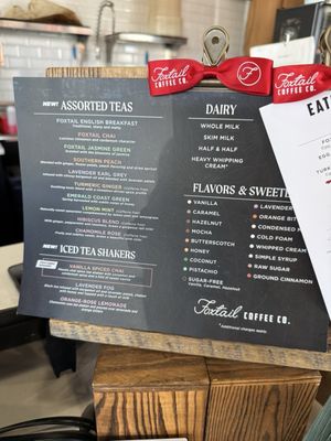 Menu photo 2 Foxtail Coffee Sanford, FL