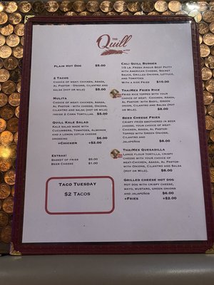 Menu photo 4 The Quill Santa Ana, CA Menu photo 4 The Quill Santa Ana, CA