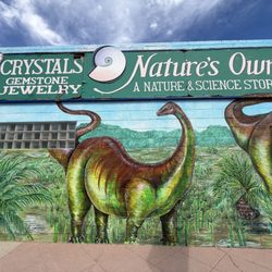 Love the mural on the side of the building!