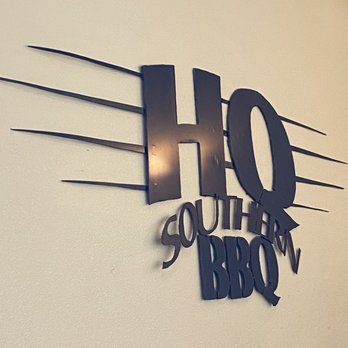 HQ BBQ - Inside sign - Barbeque Near Me - Evansville, Wyoming