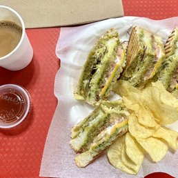 Bombay veg potato grill sandwich and Desi chai Bombay veg potato grill sandwich and Desi chai
