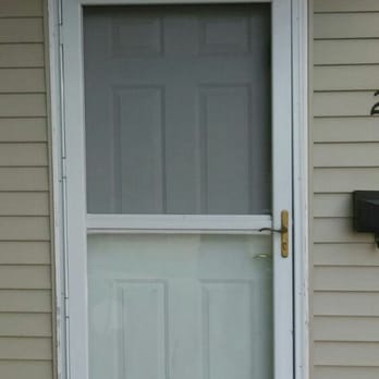 Decker Contracting and Handyman Services - Old storm door - General Contractors Near Me - Midlothian, Illinois Decker Contracting and Handyman Services - Old storm door - General Contractors Near Me - Midlothian, Illinois