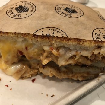 Grater Grilled Cheese - Jalapeno and onion grilled cheese - American Near Me - Irvine, California