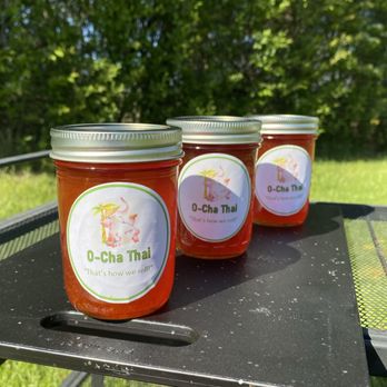 O-Cha Thai - Thai Sweet Chili Sauce Jars - Thai Near Me - Fort Wayne, Indiana
