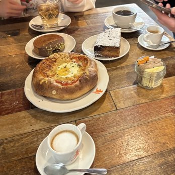 Pitchoun! - Macchiato coffee cake and egg pocachia - Cafes Near Me - Los Angeles, California