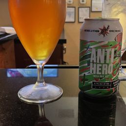 Revolution Brewing "Antihero" IPA. Revolution Brewing "Antihero" IPA.