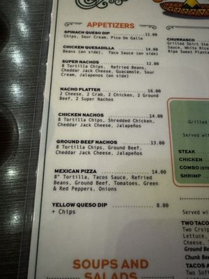 Menu photo 3 Cielito Lindo Oakland Park, FL
