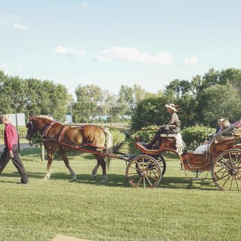 Winehaven Winery - My dad & I took the horse & carriage ride down to the ceremony site. After the ceremony, my husband & I rode off to have a private moment. - Wineries Near Me - Chisago City, Minnesota Winehaven Winery - My dad & I took the horse & carriage ride down to the ceremony site. After the ceremony, my husband & I rode off to have a private moment. - Wineries Near Me - Chisago City, Minnesota