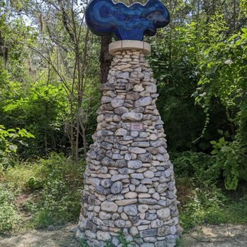 Brackenridge Park - Trail marker for Waterworks Trail - Parks Near Me - San Antonio, Texas