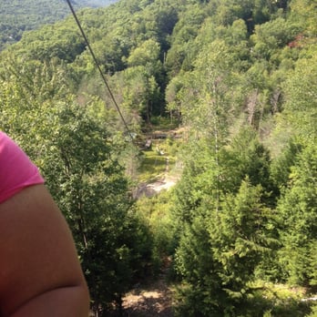 Alpine Adventures - One of the Zips. The only picture I got of one. - Tours Near Me - Lincoln, New Hampshire