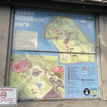 Bloedel Conservatory - Outside map of QE Park - Botanical Gardens Near Me - Vancouver, British Columbia