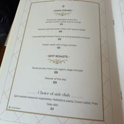 La Capitainerie - Menu - Main dishes