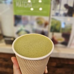 Satura Patisserie - Hot matcha oatmilk latte for a walk 10/4/25
