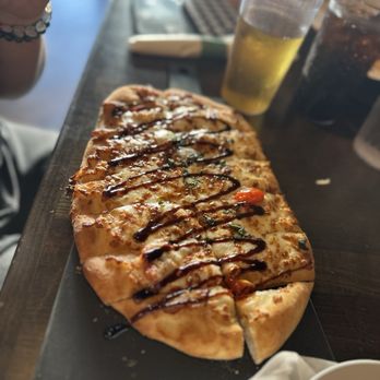 Great Turtle Brewery and Distillery - Margherita flatbread - Distilleries Near Me - Mackinac Island, Michigan