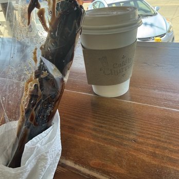 Café La Churreria - Churro Choc filled and Mexican Hot Choc Coffee - Churros Near Me - Ensenada, BCN