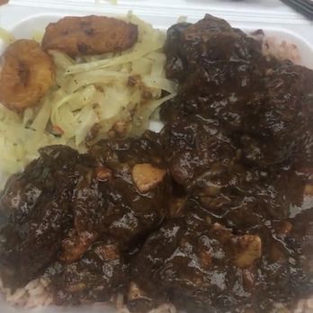 Ocean Blui Grill - Rice and Peas, Cabbage and Oxtail Sweet plantain - Caribbean Near Me - Waldorf, Maryland Ocean Blui Grill - Rice and Peas, Cabbage and Oxtail Sweet plantain - Caribbean Near Me - Waldorf, Maryland