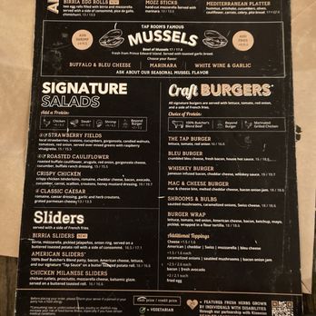 Tap Room - Menu - Gastropubs Near Me - Jericho, New York