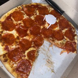 Bim's Pizzeria - Pepperoni Pie (small) Total was $11 and change